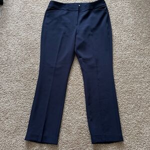 Tahari ASL Trouser Dress Pant - Navy - 12